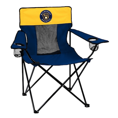 Logo Brands Milwaukee Brewers Elite Chair 516-12E